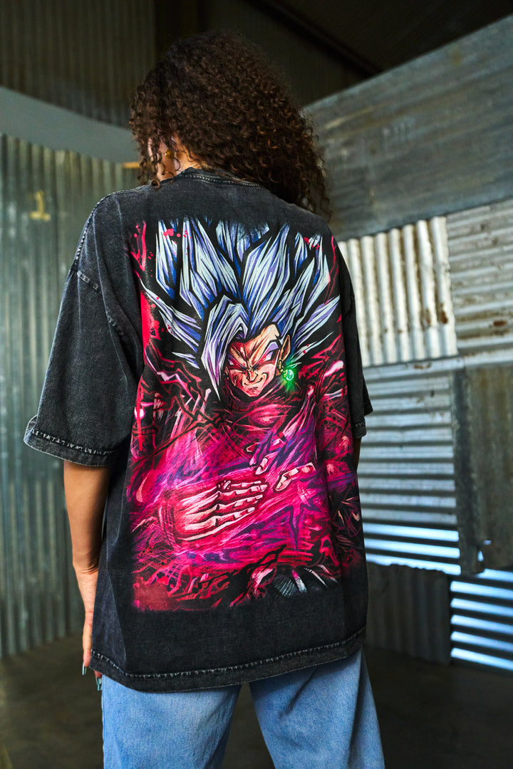 Fallen Ascension Mineral Wash Heavyweight Tee - Black