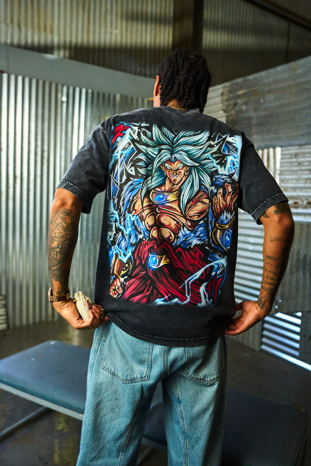 Savage Divinity Mineral Wash Heavyweight Tee - Black