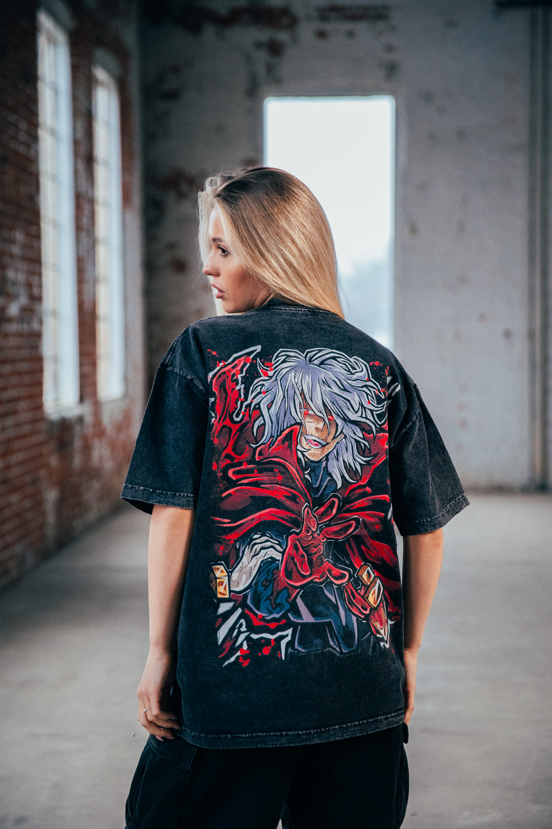 Symbol of Fear Mineral Wash Heavyweight Tee - Black