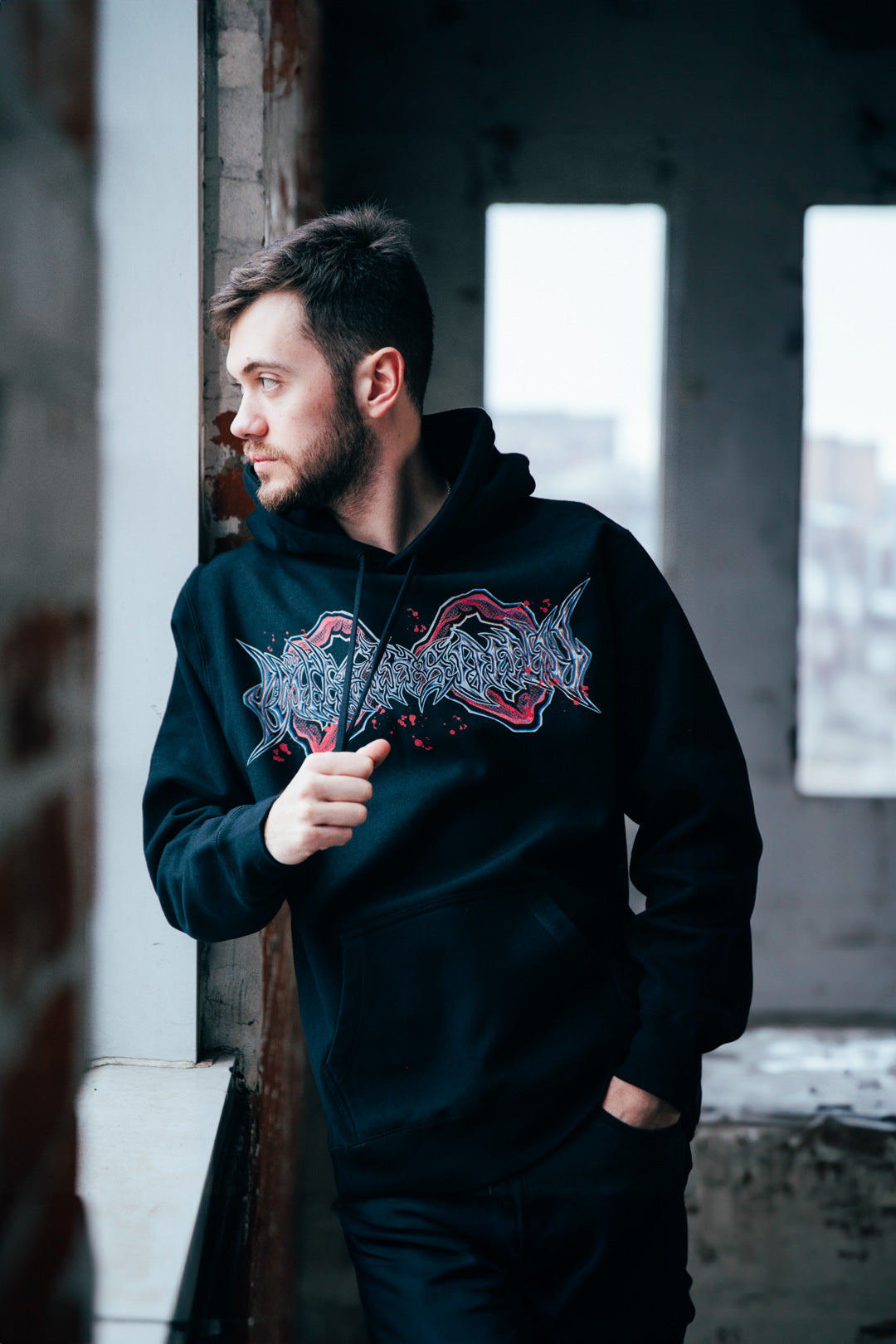 Symbol of Fear Heavyweight Hoodie - Black