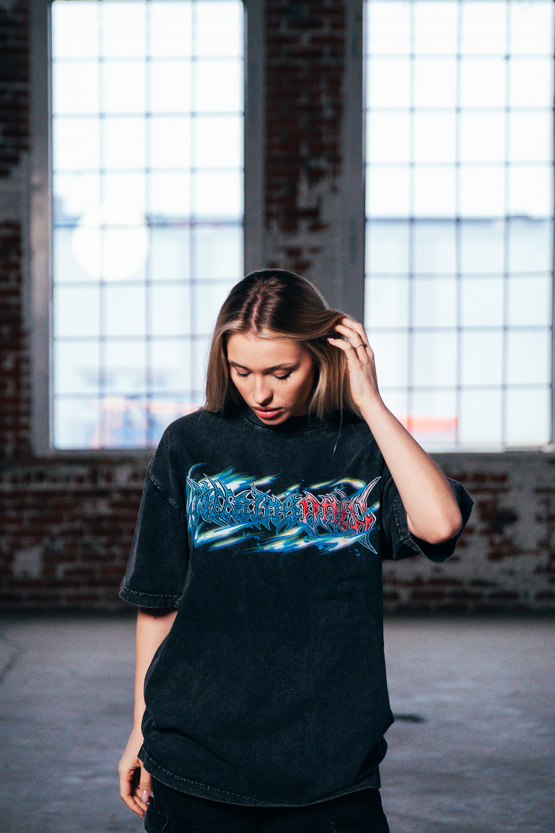 Eradication Mineral Wash Heavyweight Tee - Black