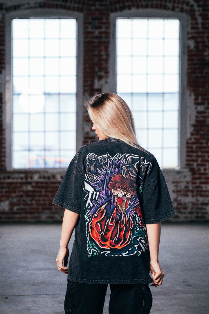 Eradication Mineral Wash Heavyweight Tee - Black