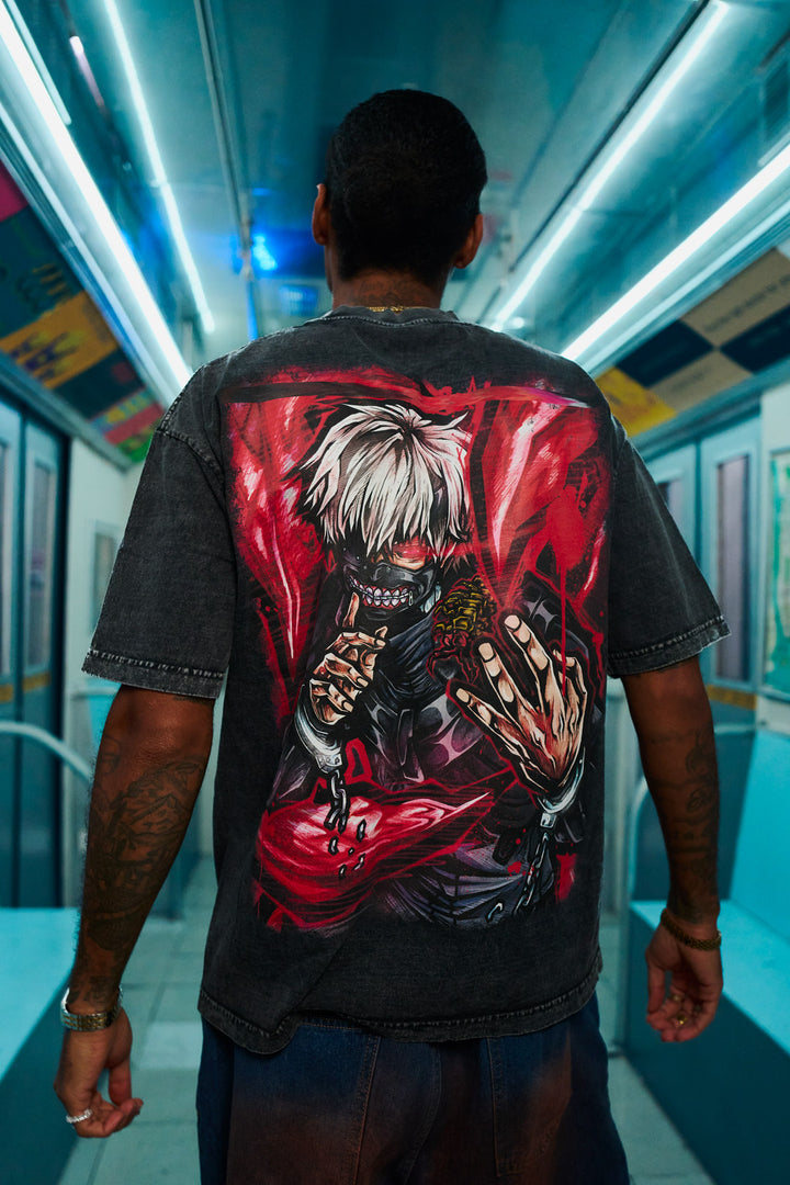 Ghoul Ascension Mineral Wash Heavyweight Tee - Black