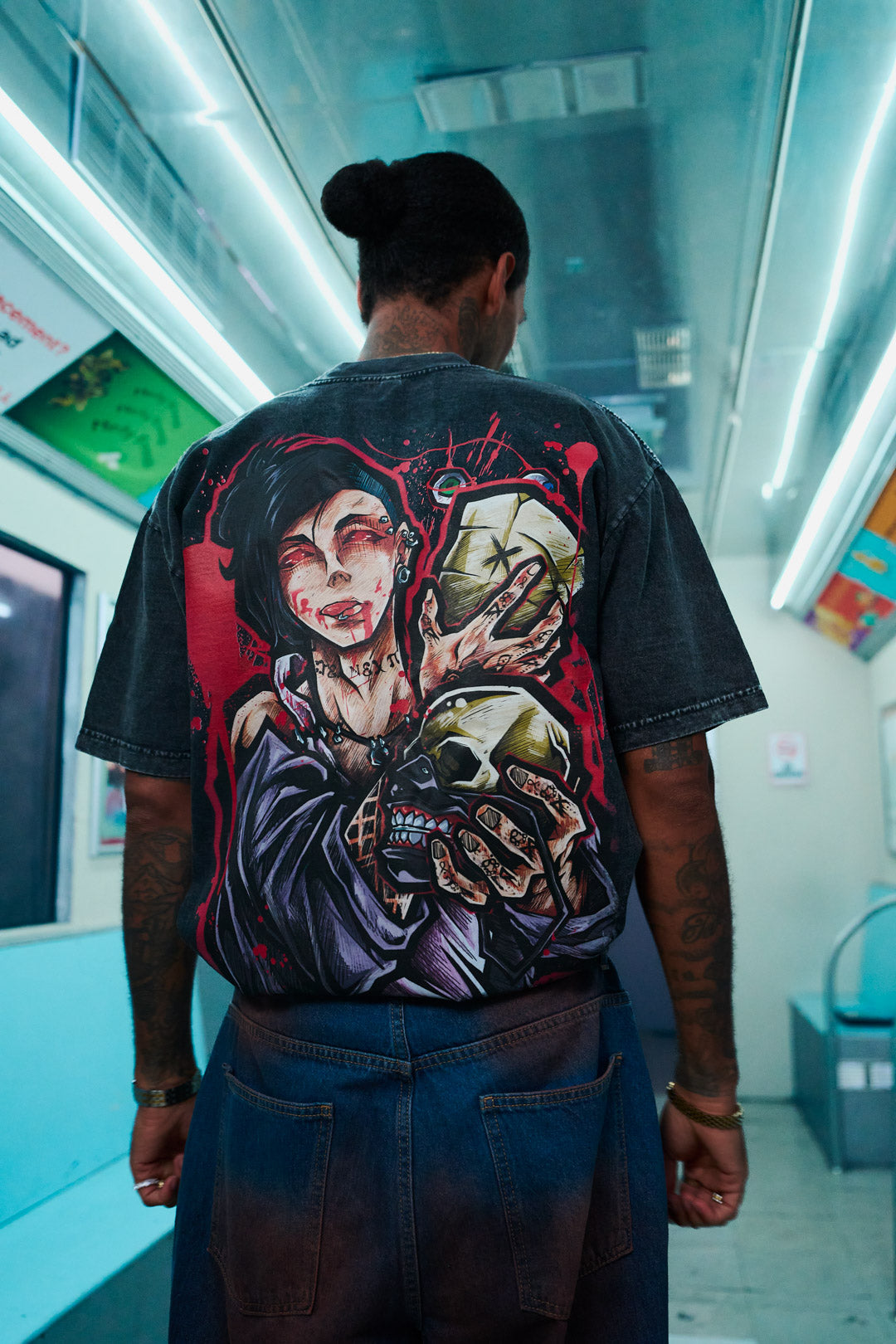 Mask Prophet Mineral Wash Heavyweight Tee - Black