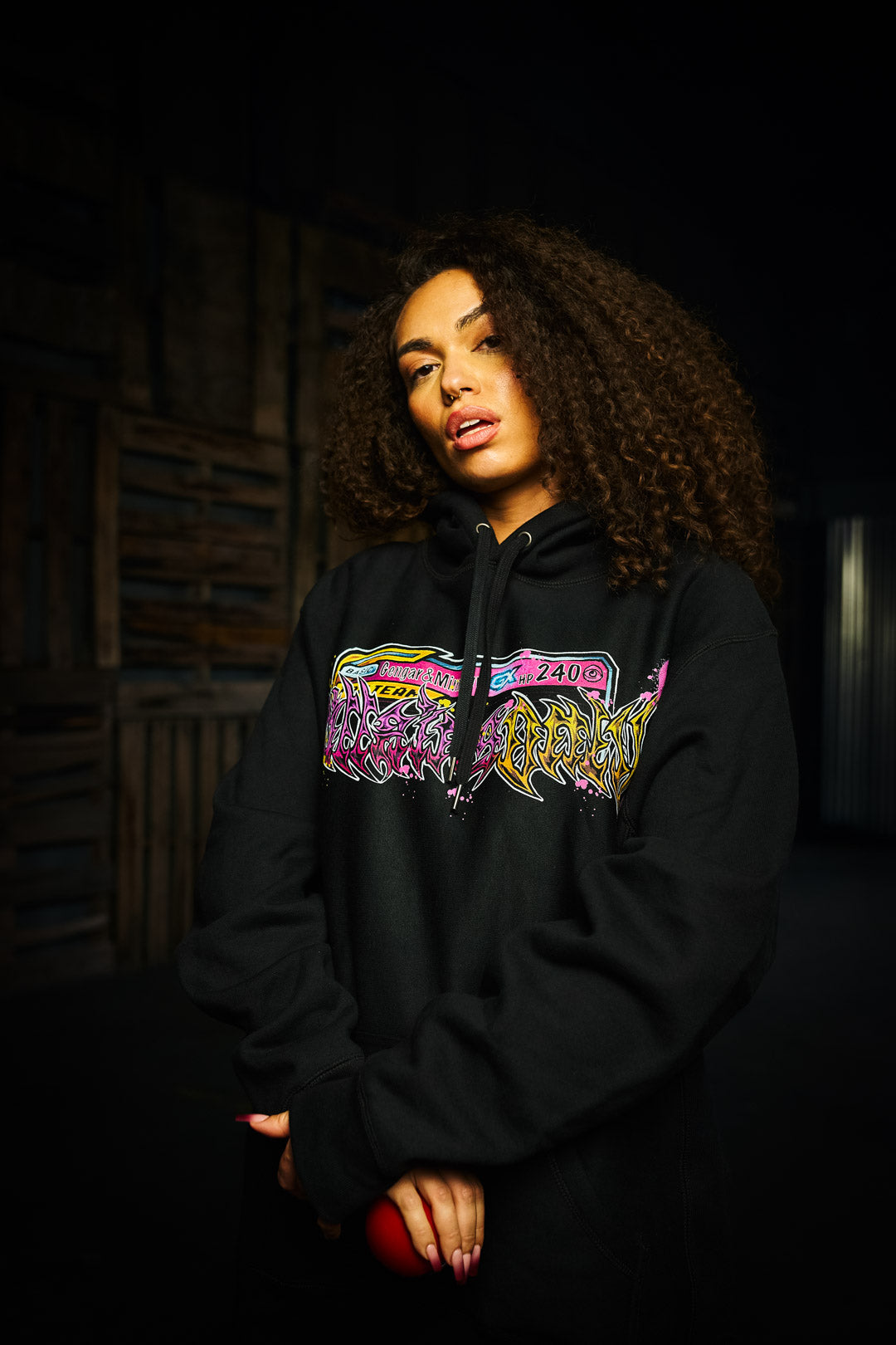 Nightmare Duo Heavyweight Hoodie - Black