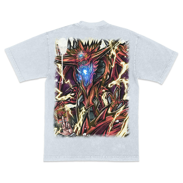 Sky God Mineral Wash Heavyweight Tee - Ice Grey