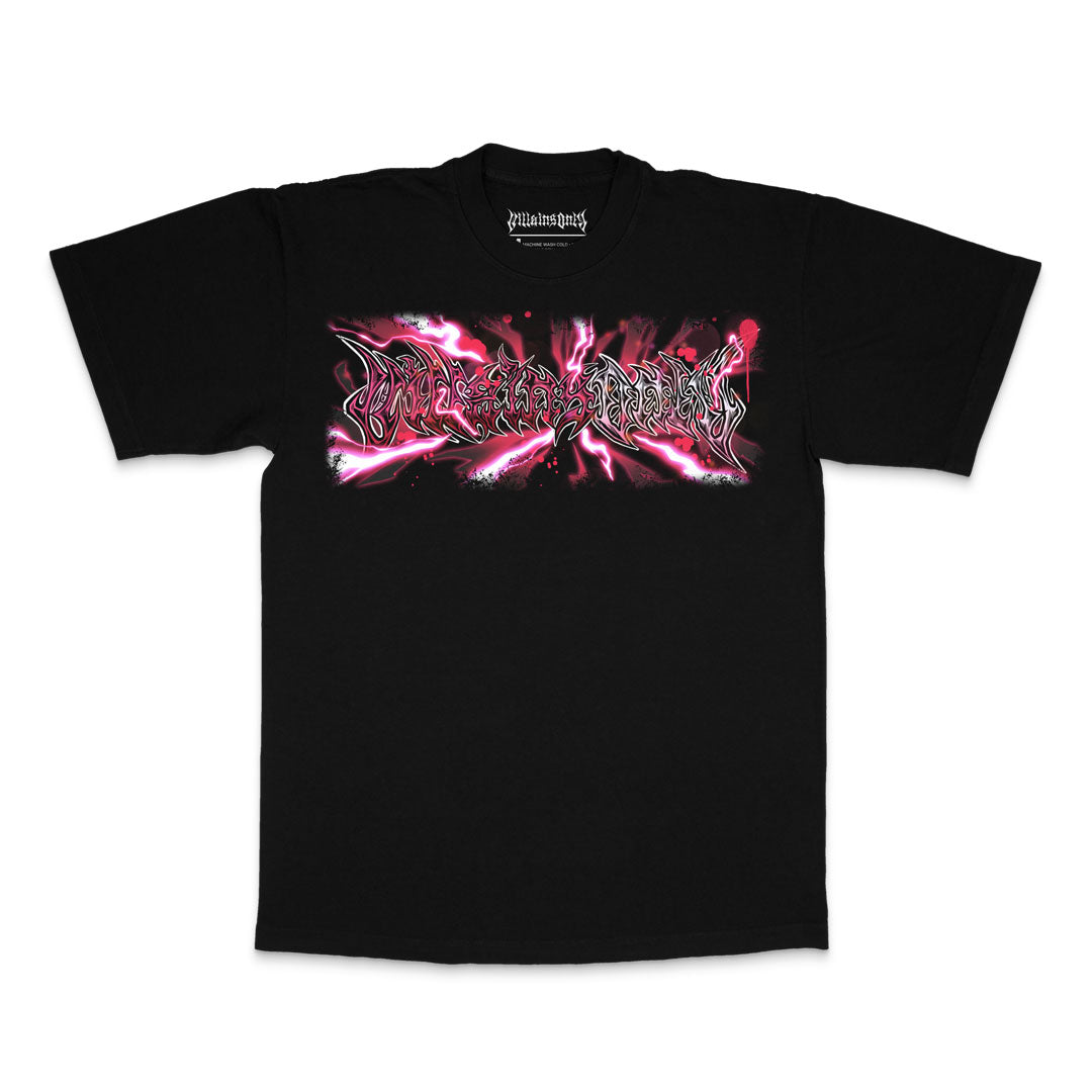 King vs Vessel Heavyweight Tee - Black
