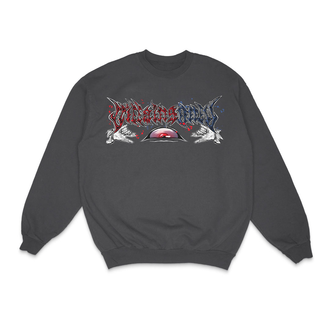 Wolf Vessel Crewneck - Pigment Black