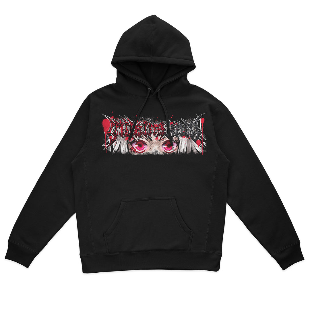 Stitched Madness Heavyweight Hoodie - Black