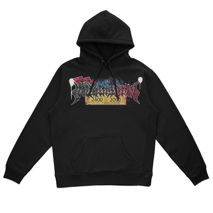 Underdog Flame Heavyweight Hoodie - Black