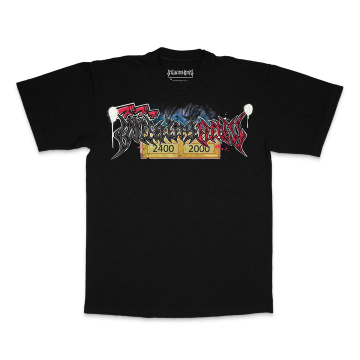 Underdog Flame Heavyweight Tee - Black
