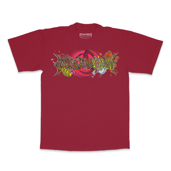 Masked Man Heavyweight Tee - Dark Red