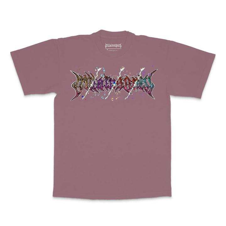 Reckless Powerhouses Heavyweight Tee - Mauve