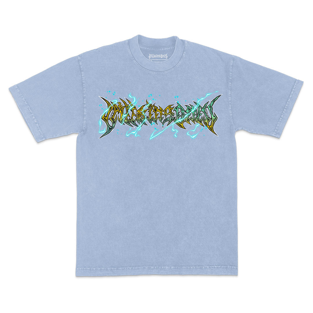 Brute Force Mineral Wash Heavyweight Tee - Arctic