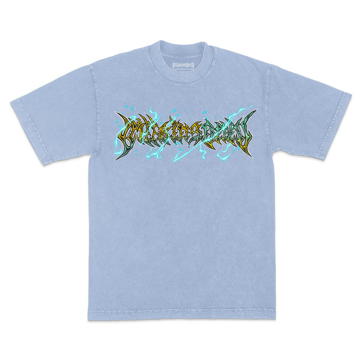 Brute Force Mineral Wash Heavyweight Tee - Arctic