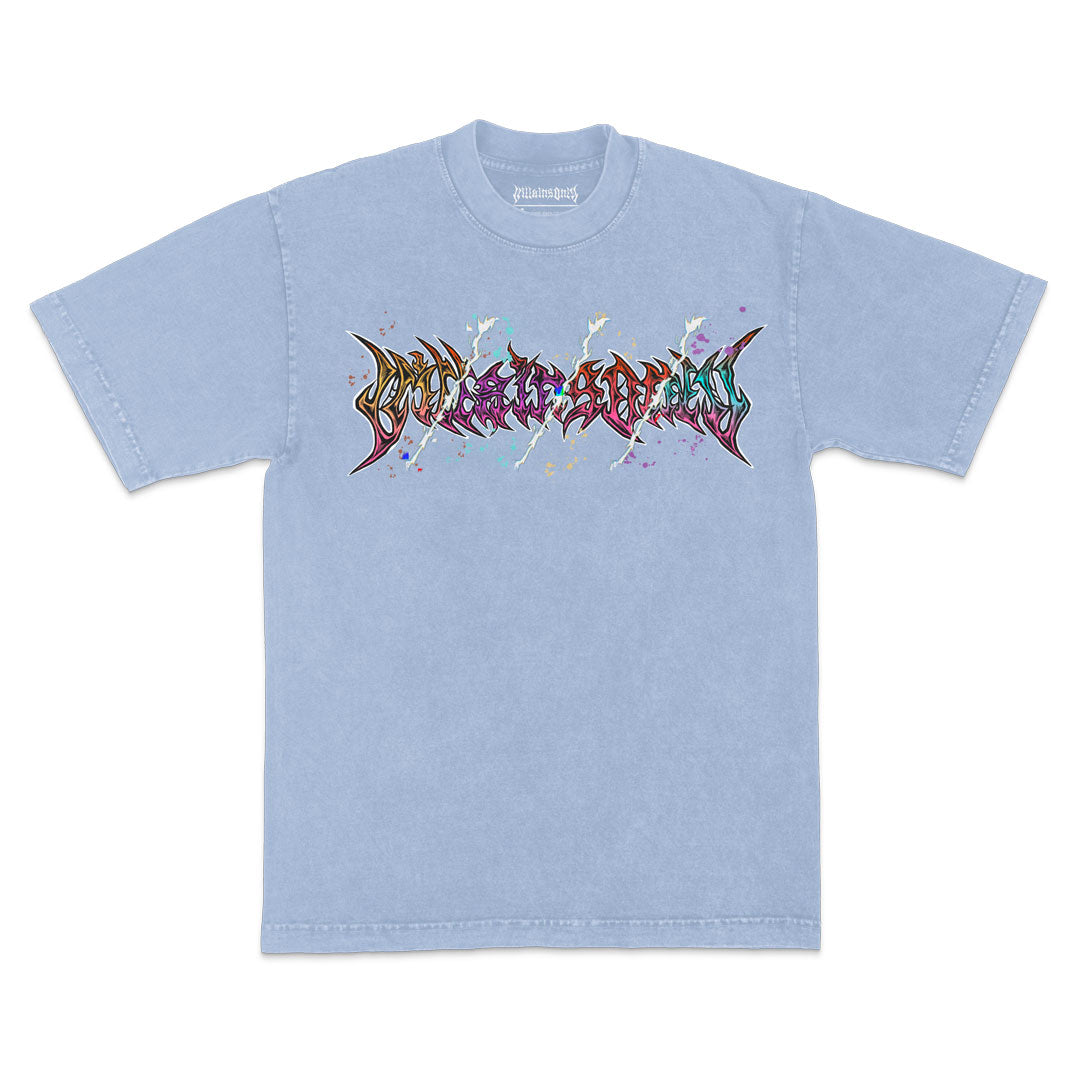 Reckless Powerhouses Mineral Wash Heavyweight Tee - Arctic