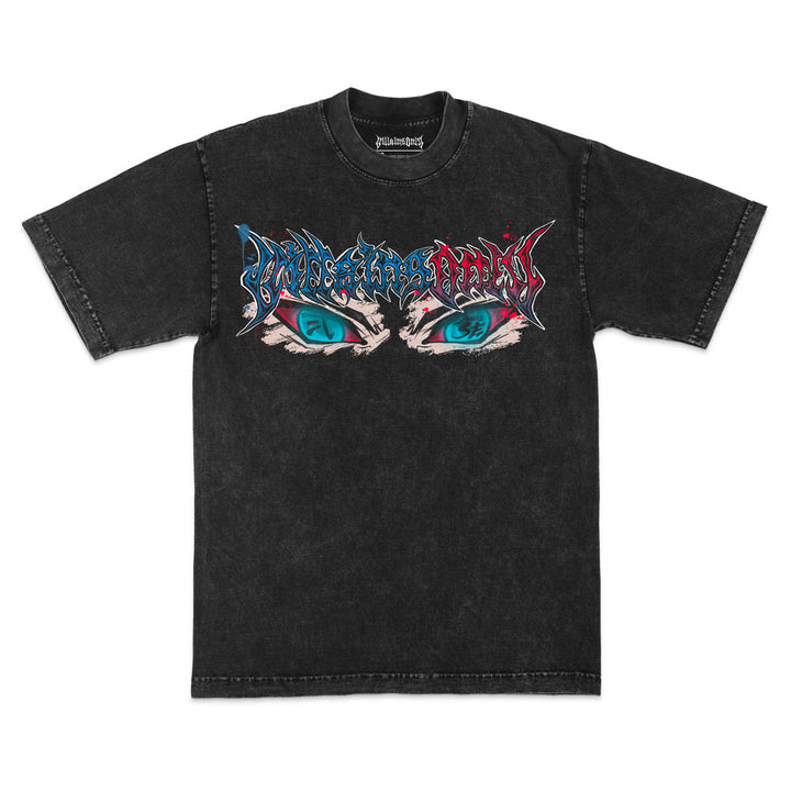 Dark Current Mineral Wash Heavyweight Tee - Black