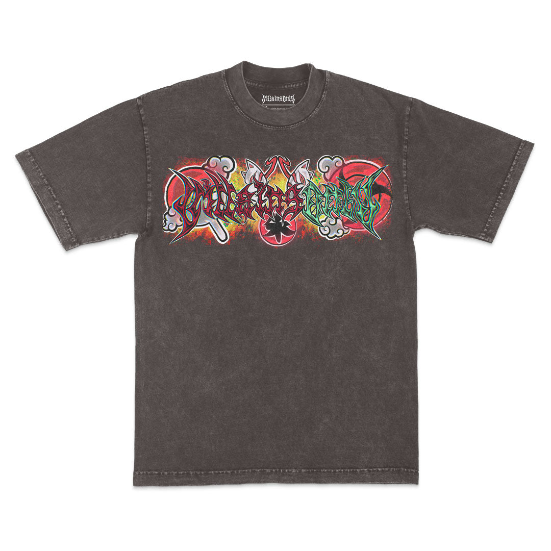 Solo King Mineral Wash Heavyweight Tee - Cocoa