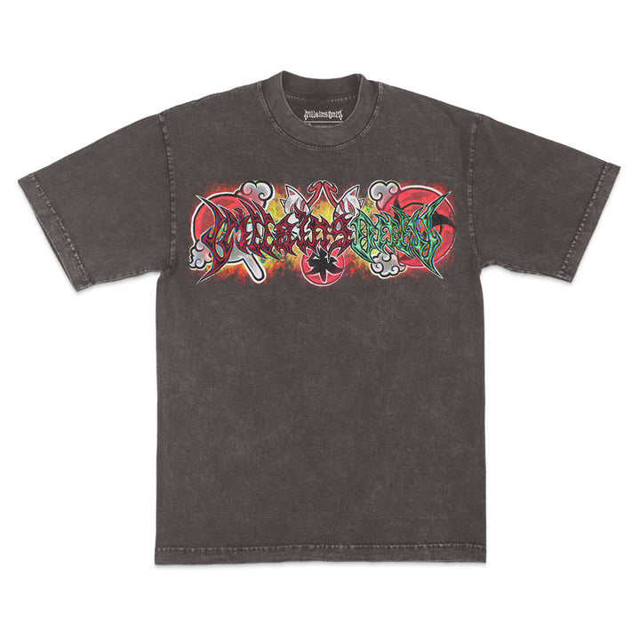 Solo King Mineral Wash Heavyweight Tee - Cocoa