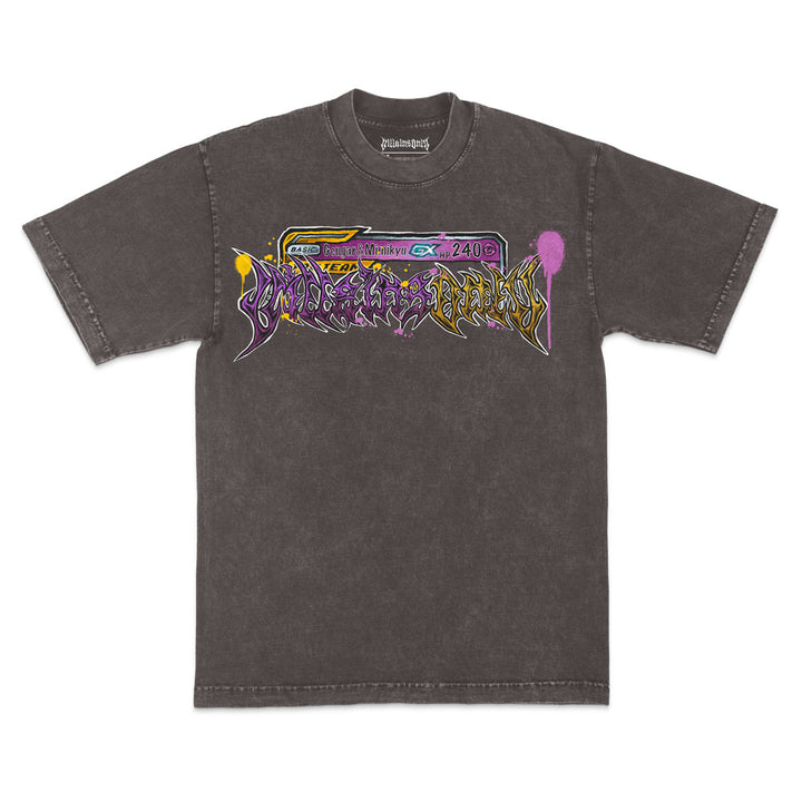 Nightmare Duo Mineral Wash Heavyweight Tee - Cocoa