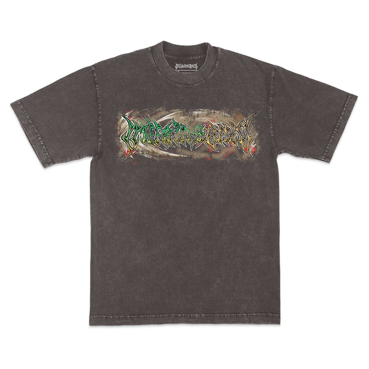 Dust Devil Mineral Wash Heavyweight Tee - Cocoa