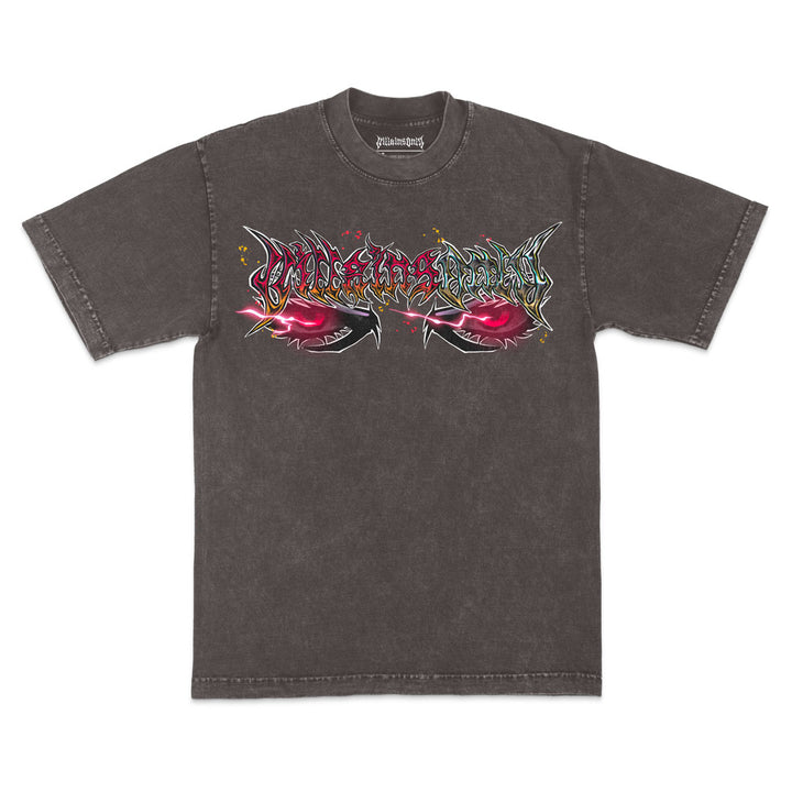 Metallic Mayhem Mineral Wash Heavyweight Tee - Cocoa