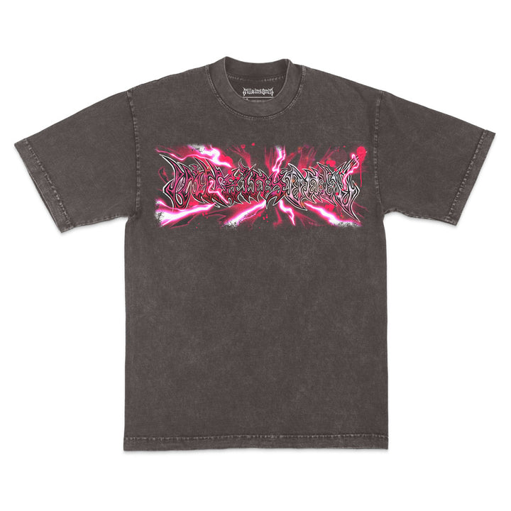 King vs Vessel Mineral Wash Heavyweight Tee - Cocoa