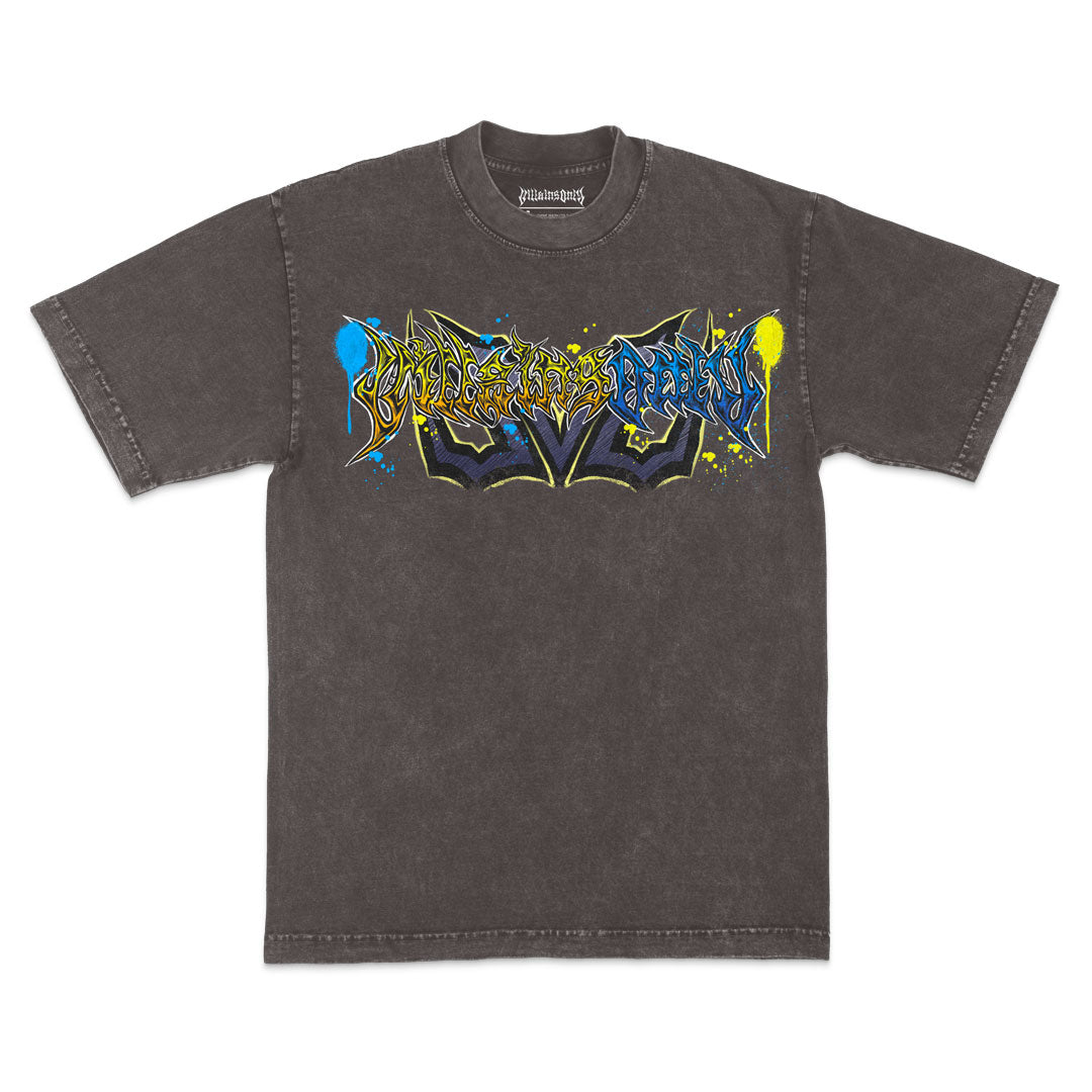 Prince of Ruin Mineral Wash Heavyweight Tee - Cocoa