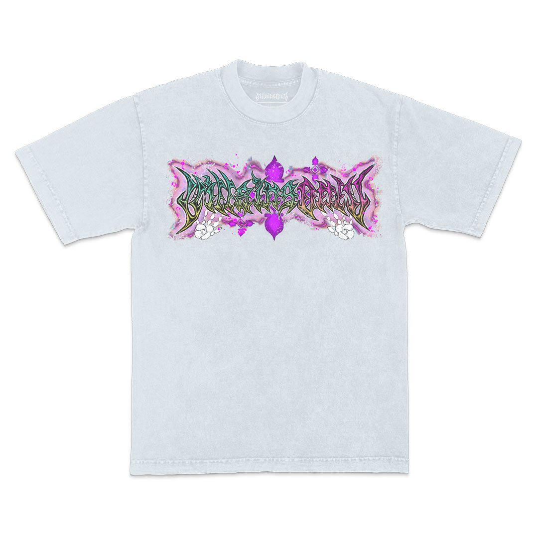 Nen Thief Mineral Wash Heavyweight Tee - Ice Grey