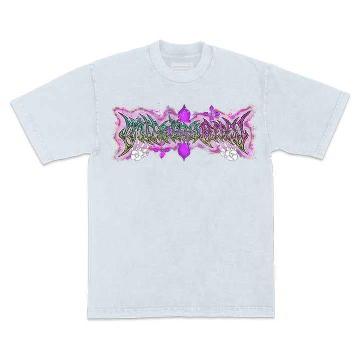 Nen Thief Mineral Wash Heavyweight Tee - Ice Grey