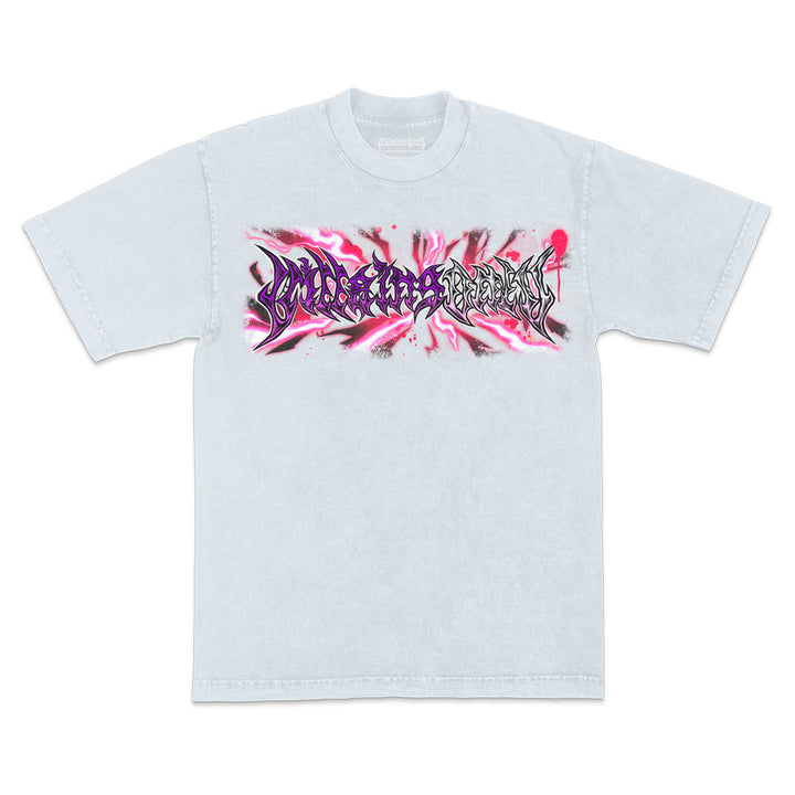 Galactic Tyrant Mineral Wash Heavyweight Tee - Ice Grey