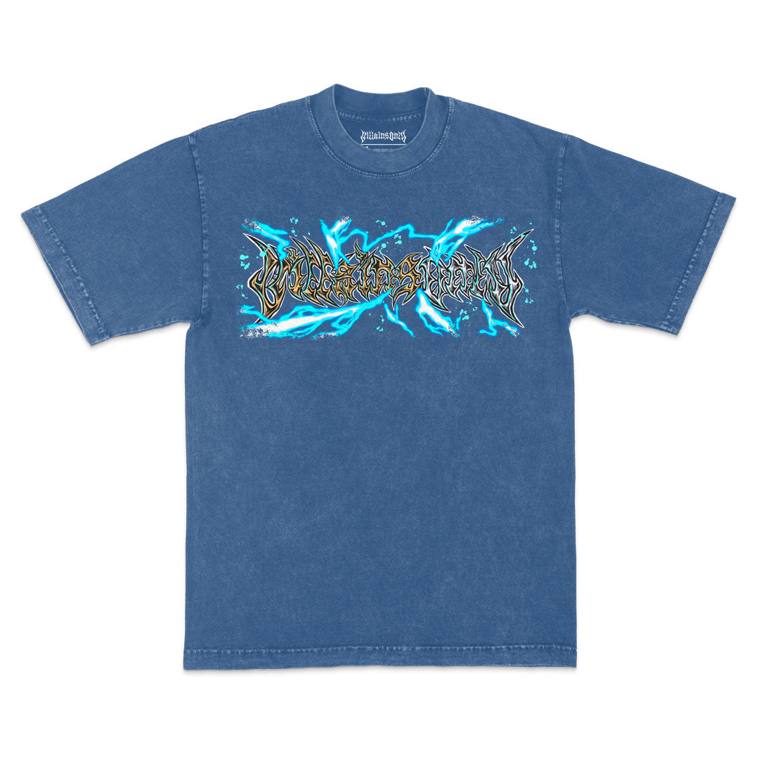 Skybreaker Mineral Wash Heavyweight Tee - Indigo