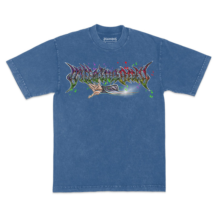 Ultimate Being Mineral Wash Heavyweight Tee - Indigo