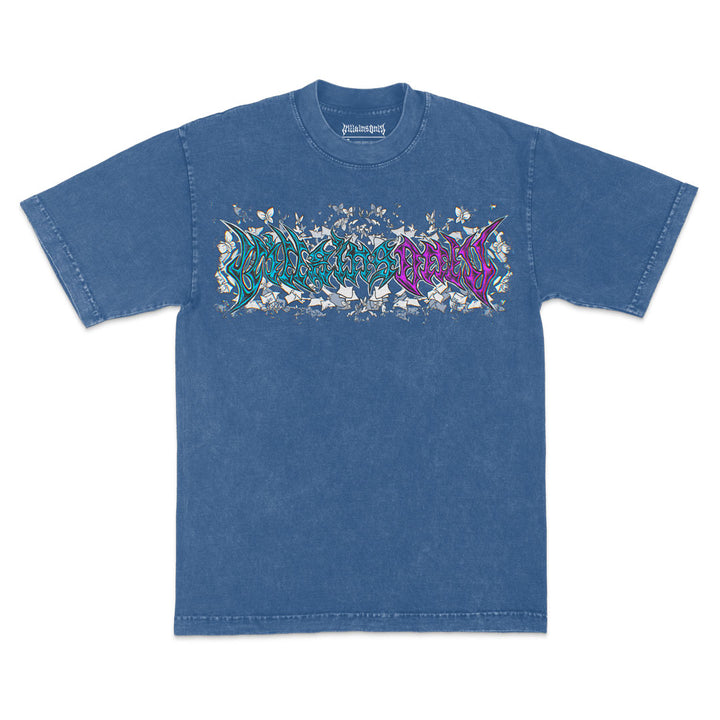 Paper Princess Mineral Wash Heavyweight Tee - Indigo