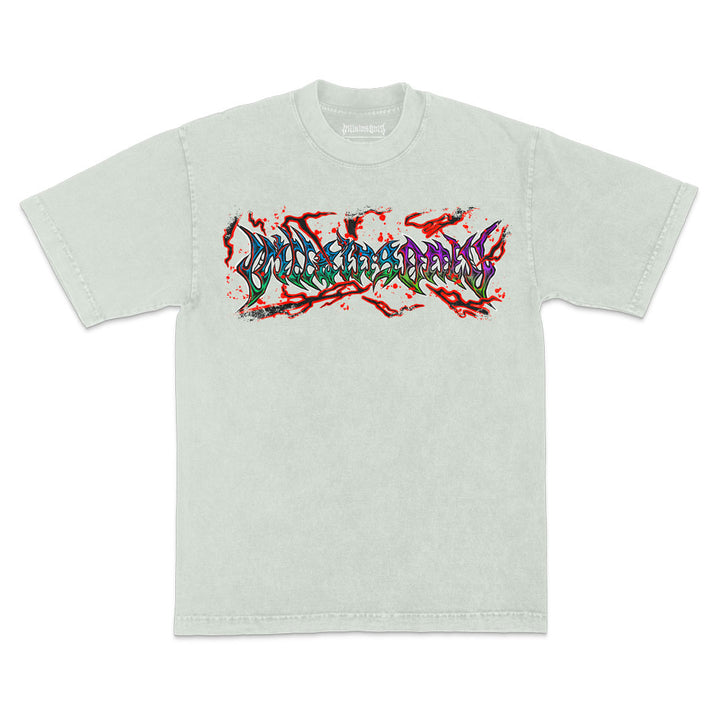 Scaled Tyrant Mineral Wash Heavyweight Tee - Limestone