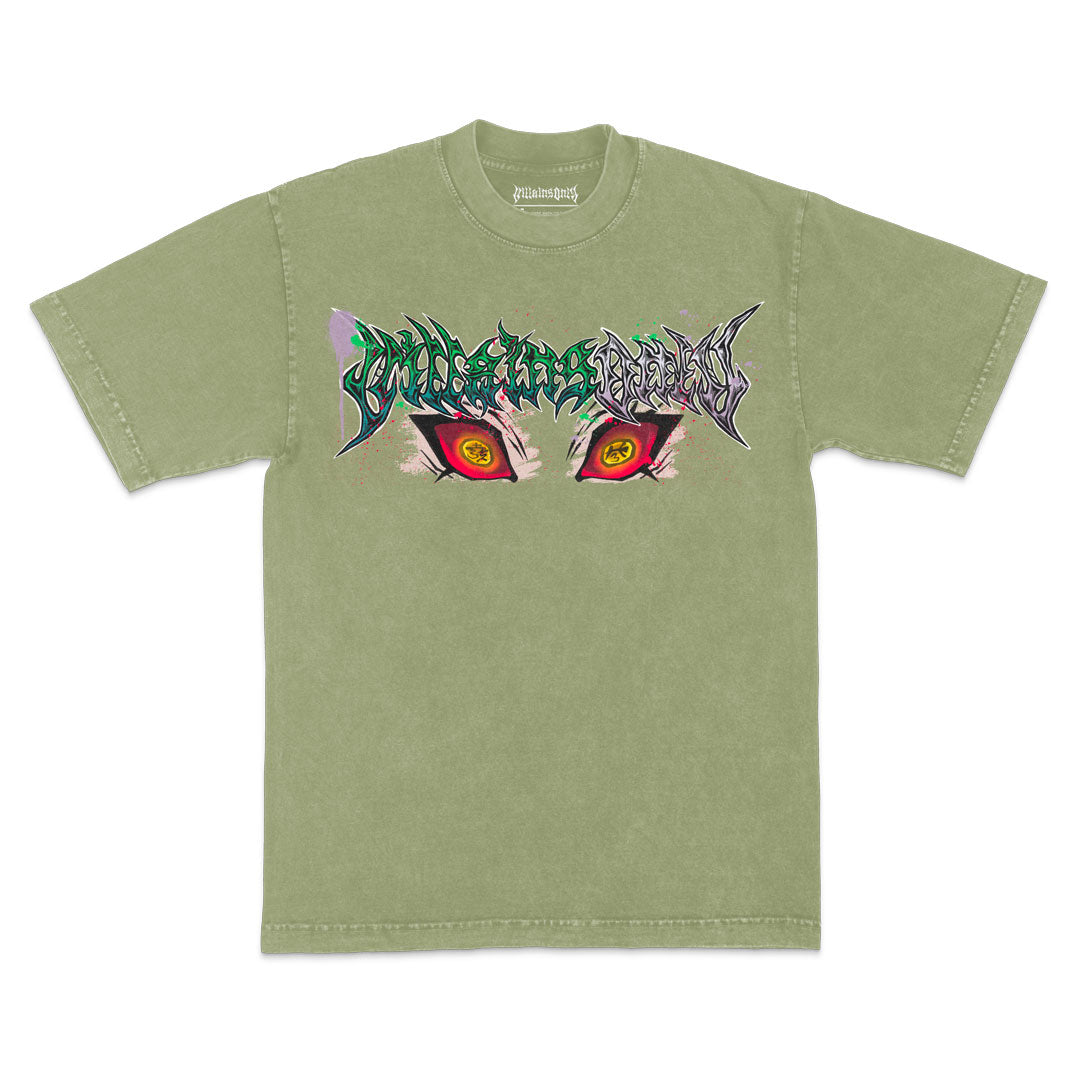 Cyclone Reaper Mineral Wash Heavyweight Tee - Matcha