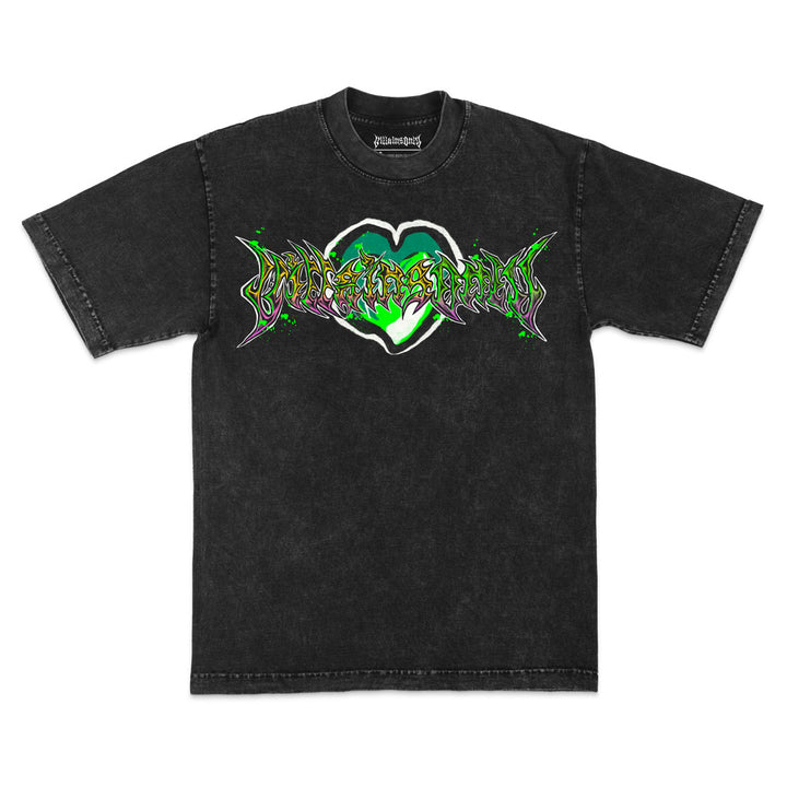 Timebound Terror Mineral Wash Heavyweight Tee - Black