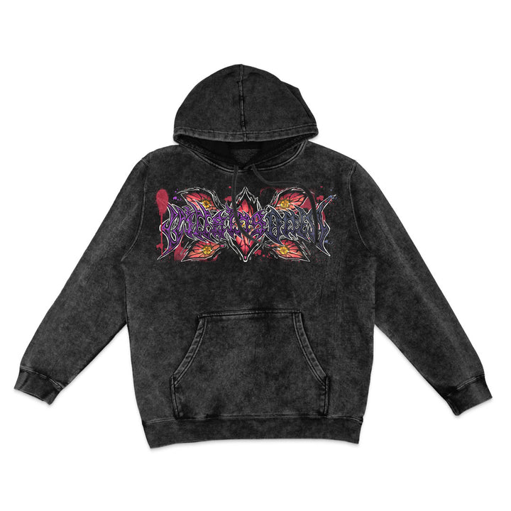 Moon's Wrath Mineral Wash Hoodie - Black