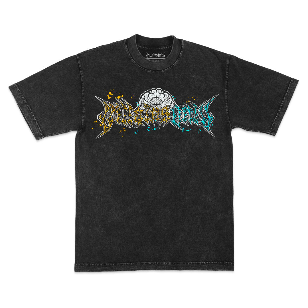 Broken Promise Mineral Wash Heavyweight Tee - Black