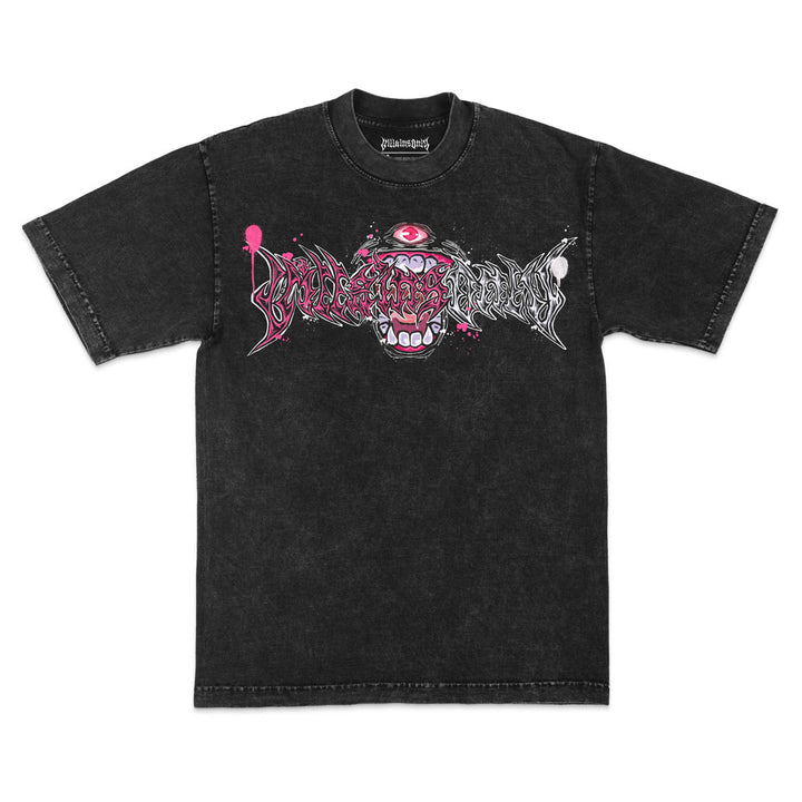 Malevolent Throne Mineral Wash Heavyweight Tee - Black