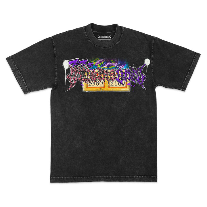 Darkcaster Mineral Wash Heavyweight Tee - Black