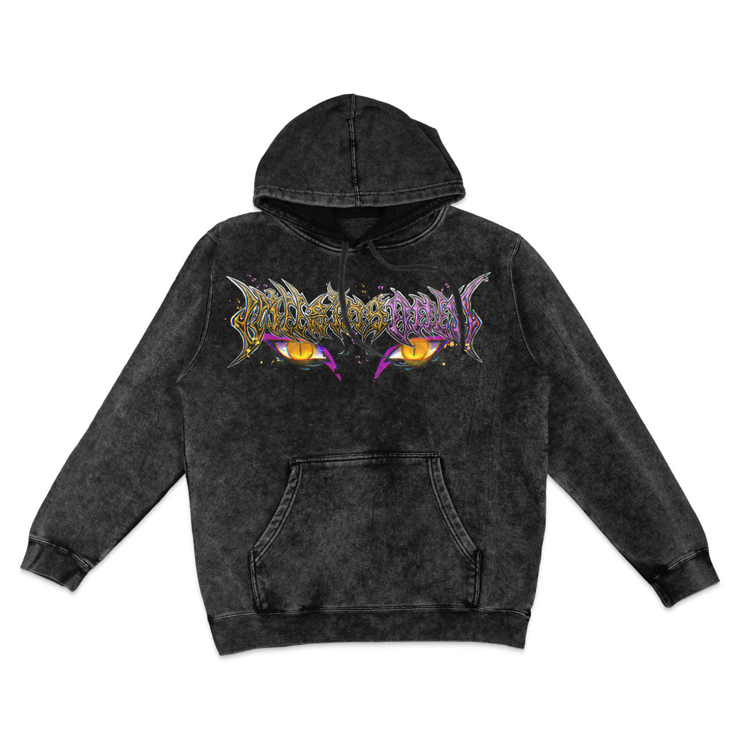 Snake Lord Vintage Wash Hoodie - Black