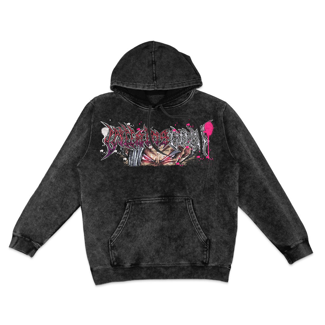 Fallen Ascension Mineral Wash Hoodie - Black