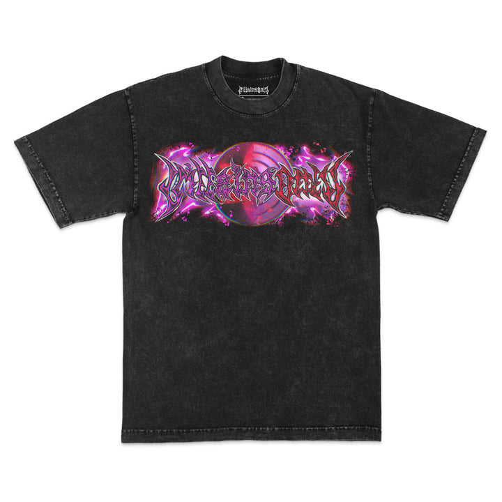 The Last Uchiha Mineral Wash Heavyweight Tee - Black