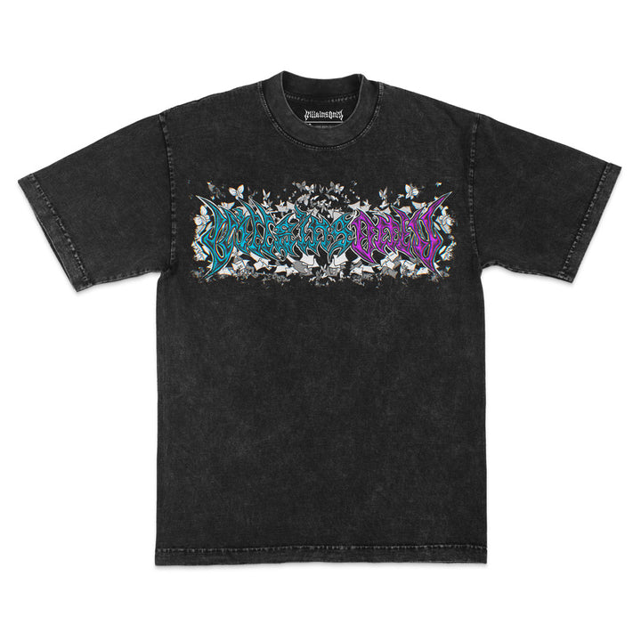 Paper Princess Mineral Wash Heavyweight Tee - Black