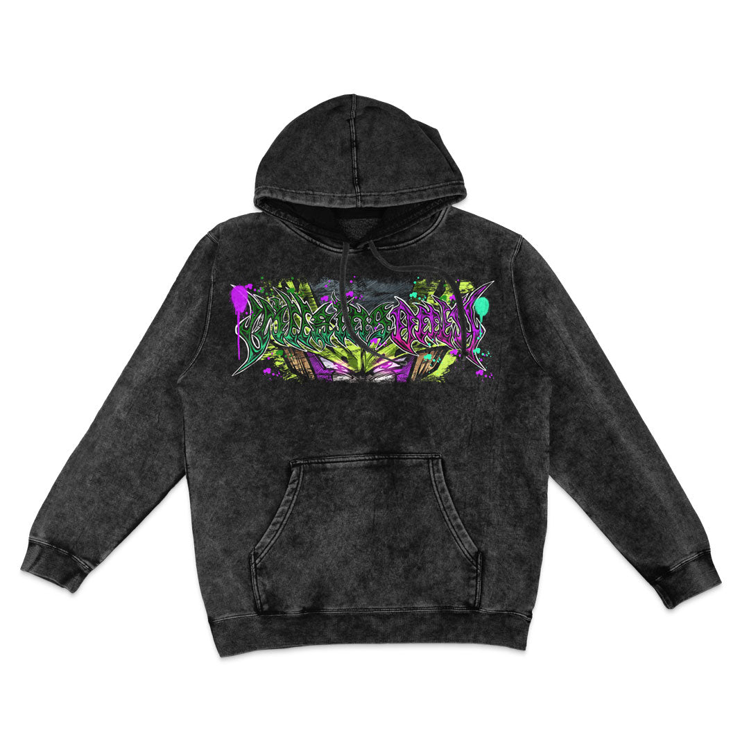 Perfect Evolution Mineral Wash Hoodie - Black