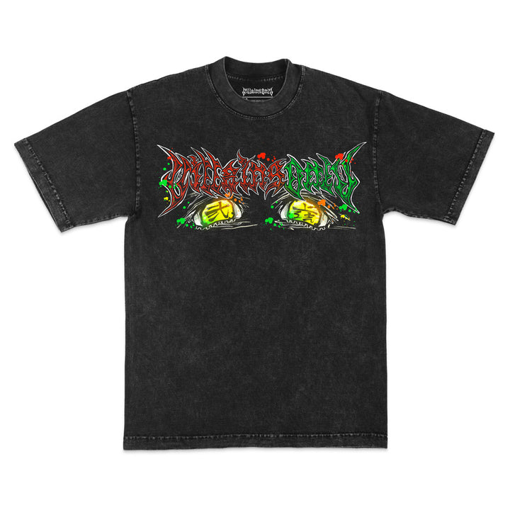 Divine Deceiver Mineral Wash Heavyweight Tee - Black