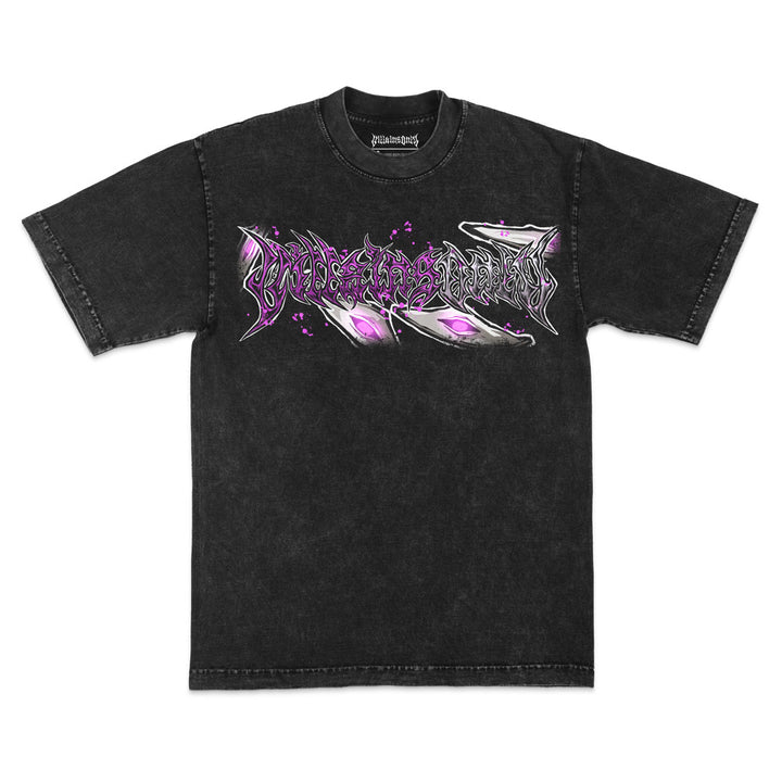 Shattered Heavens Mineral Wash Heavyweight Tee - Black