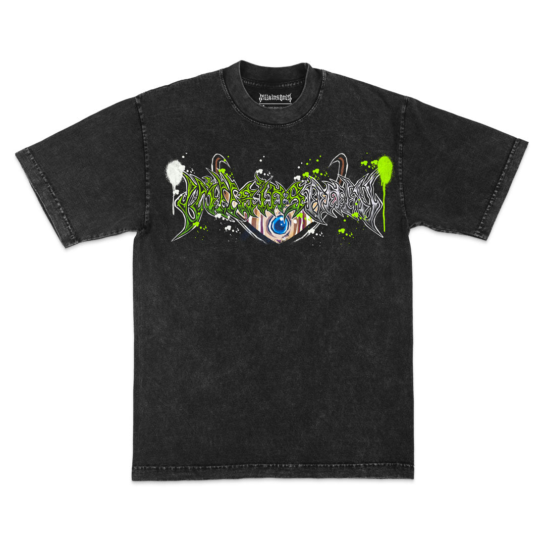 Savage Divinity Mineral Wash Heavyweight Tee - Black