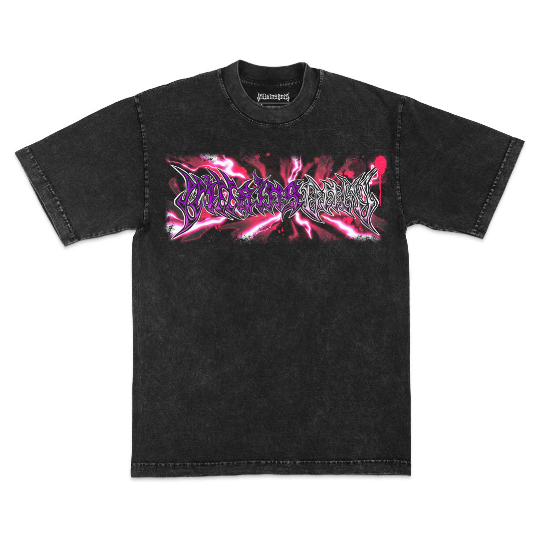 Galactic Tyrant Mineral Wash Heavyweight Tee - Black